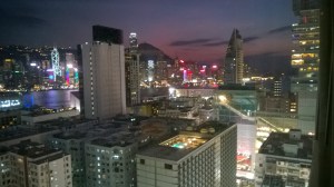Hong Kong from our hotel